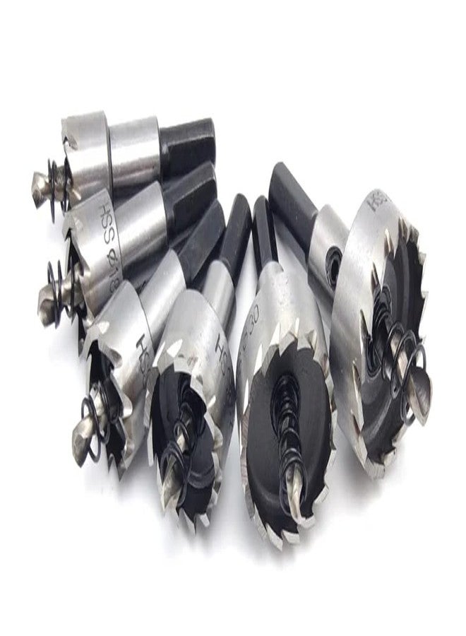 uptodateproducts مجموعة مثقاب من الفولاذ عالي السرعة (HSS) من Uptodateproducts، 6 قطع، بأحجام 16/18/20/25/30/32 مم، لقطع الفولاذ المقاوم للصدأ والمعادن باستخدام الأدوات الكهربائية. - Image 1
